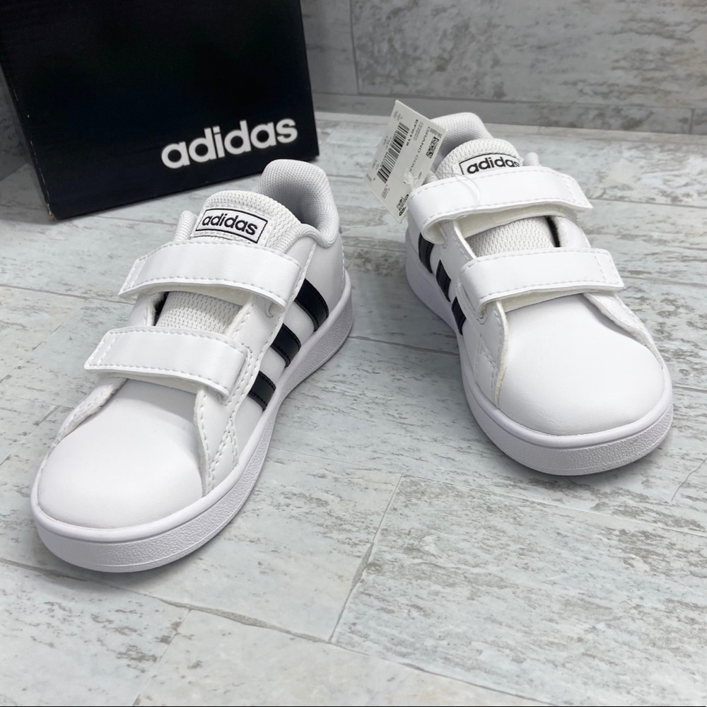 Adidas toddlers unisex Grand Court shoes - Picture 12 of 16